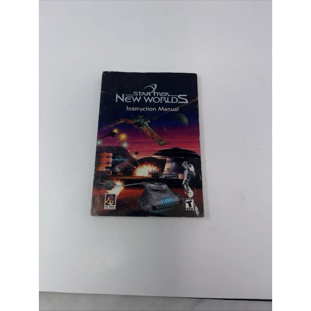 Star Trek Invasion Strategy Guide PS1 + New Worlds PC Manual Vintage 2000 Lot